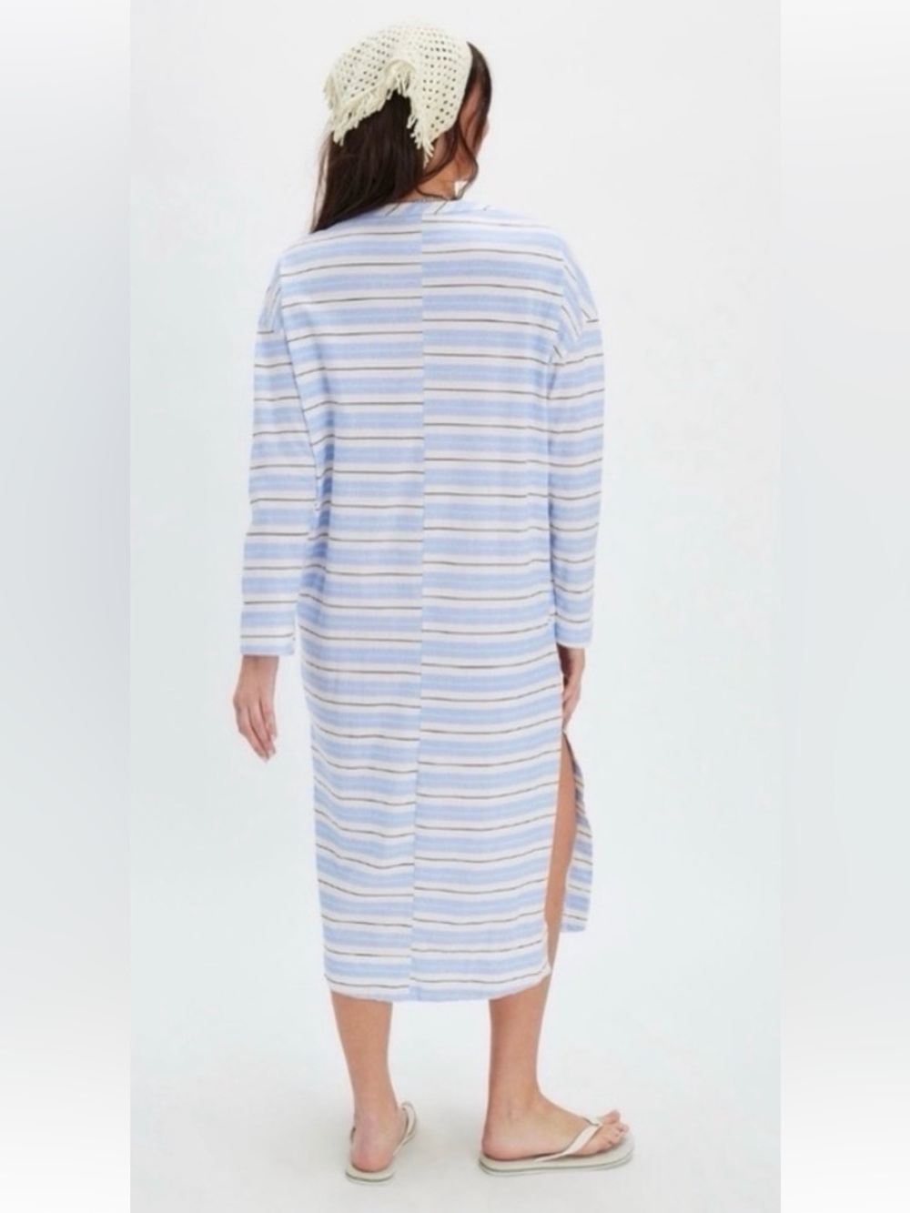 Free People x Ragabond Studio Cape Cod Lobster Graphic Stripe coverup XS - Picture 3 of 13